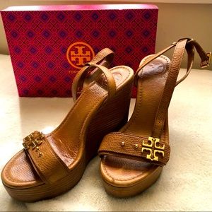 Tory Burch Heels Size 8.5 Tan